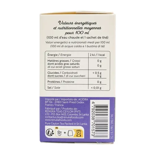 RENUTE THE NOIR RUSSIAN EARL GREY 20 PYRAMIDES