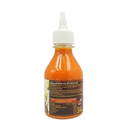 EXOTIC FOOD SAUCE SRIRACHA NOIX DE COCO CHILI 200g