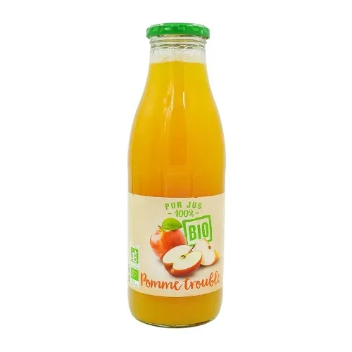 PUR JUS POMME TROUBLE BIO 75CL