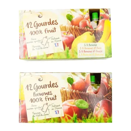 GOURDE POMMESANS SUCRE AJOUTE 12x90G