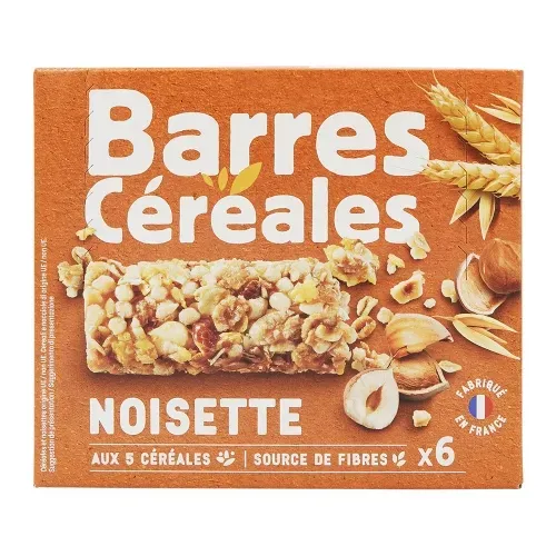 BARRE CEREALE NOISETTE 126GR