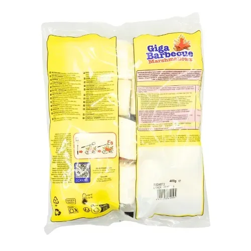 MARSHMALLOWS TUBE BLANC GIGA BARBECUE 400G