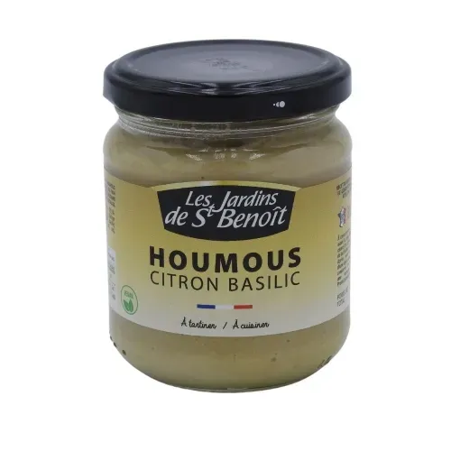 HOUMOUS CIT BASILIC ST BENOIT 190G