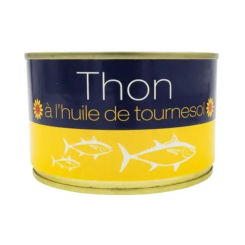 THON ENTIER HUILE 1/2 260GR