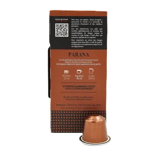 10 CAPSULES ALU PARANA 55G