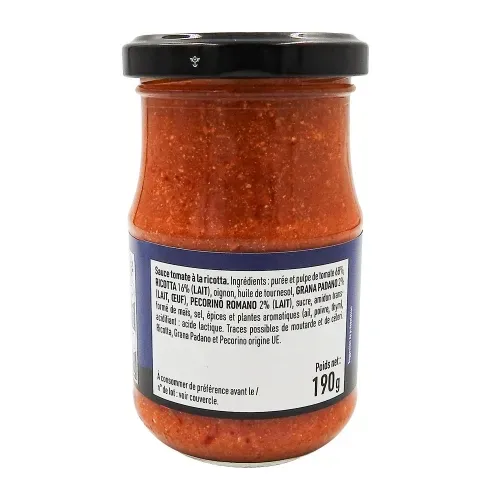 SAUCE TOMATE RICOTTA 190G