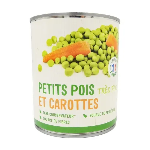 Petits pois Carottes PNE: 530gr