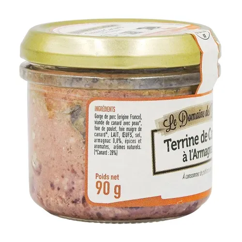 TERRINE DE CANARD ARMAGNAC 90G
