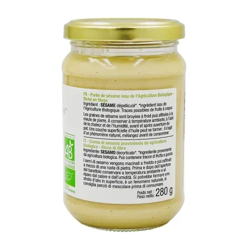 PUREE DE SESAME BLANCHE BIO 280G