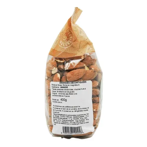 AMANDE DECORTIQUEE 400 GR.PAV.IDS/CT 8 PQT