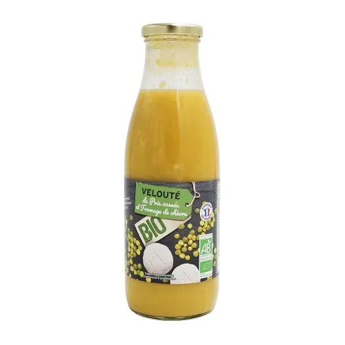 VELOUTE POIS CASSE CHEVRE BIO 73 cl