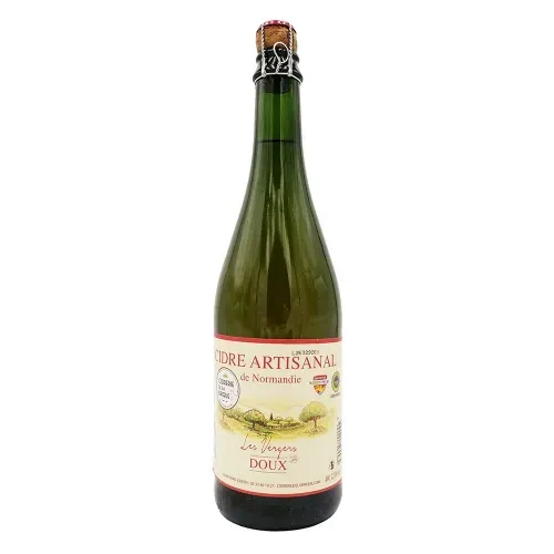 CIDRE DOUX ARTISANAL NORMANDIE LA BRIQUE 75CL