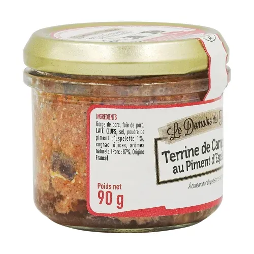 TERRINE DE CAMPAGNE PIMENT 90G
