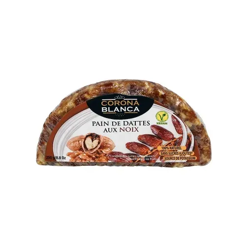 DEMI LUNE DATTES AUX NOIX 250GRS