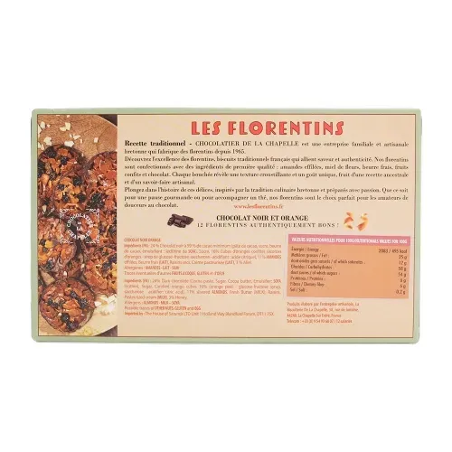 FLORENTINS CHOC NOIR ORANGE 100g