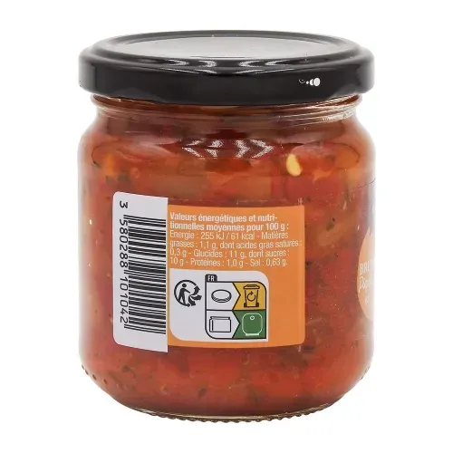 BRUSCHETTA  PIQUILLO MANGUE ET JALAPENO  190GR