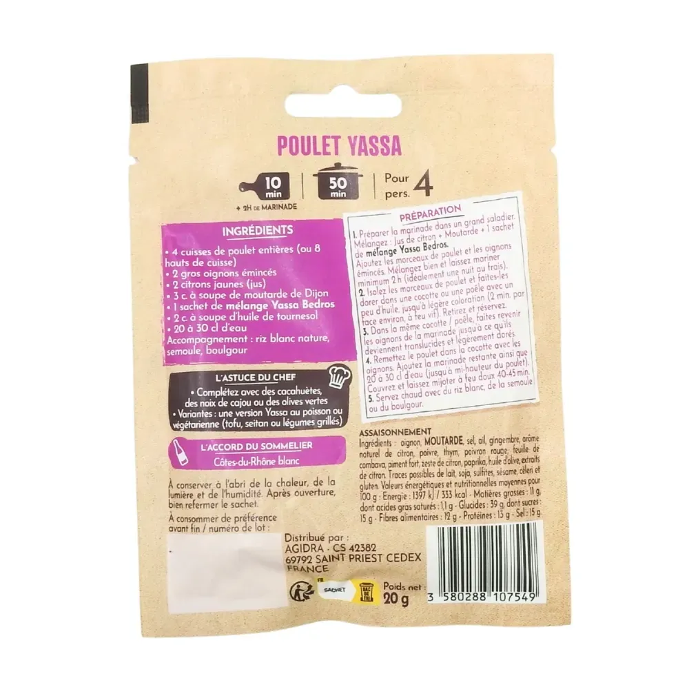 MELANGE YASSA sachet découverte 20GR 