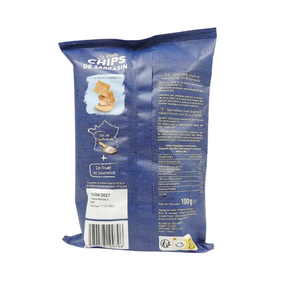 CHIPS SARRASIN 100G