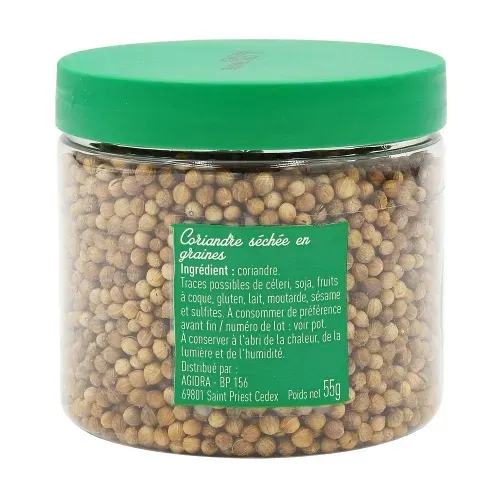 CORIANDRE GRAINE POT PET 55 gr Bédros/CT 12