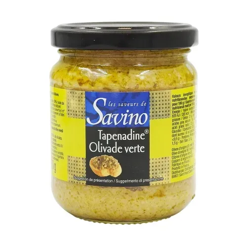 TAPENADINE  VERTE 190Gr SAVINO