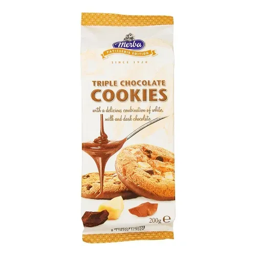 COOKIES TRIPLE CHOCOLAT 200G