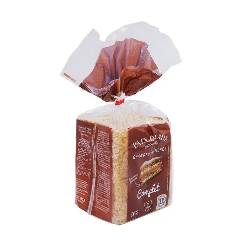 PAIN DE MIE GRANDES TRANCHES COMPLET 550G
