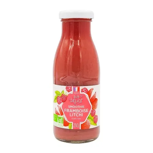 SMOOTHIE BIO FRAMBOISE LITCHI 25 CL