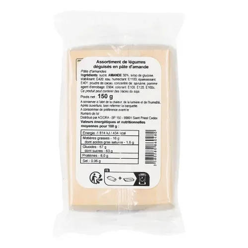 MARZIPAN VEGETABLES 150G