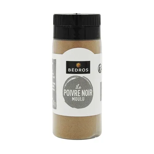 POIVRIERES POIVRE NOIR MOULU 18GR BEDROS/CT 20