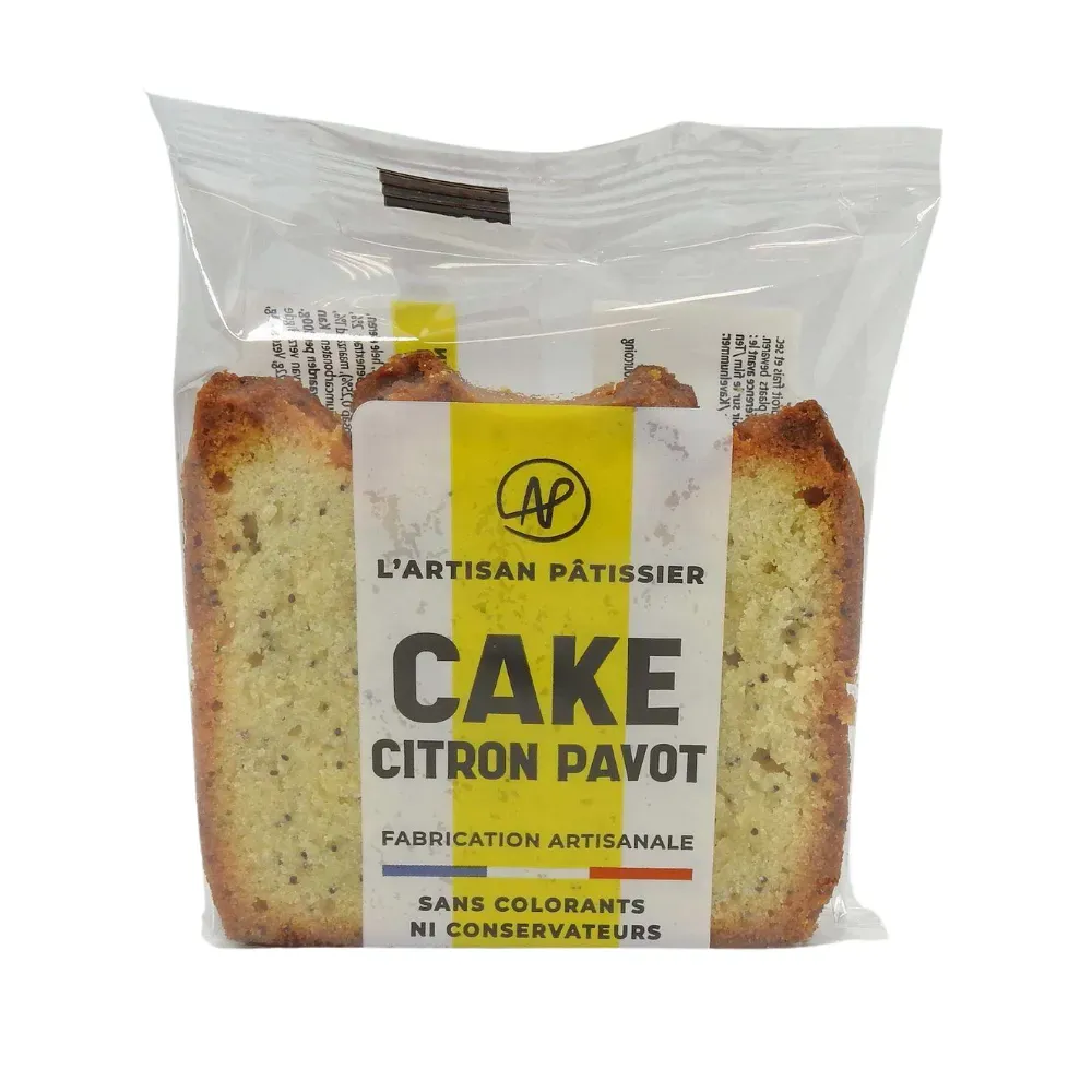 TRANCHE DE CAKE CITRON PAVOT 80G