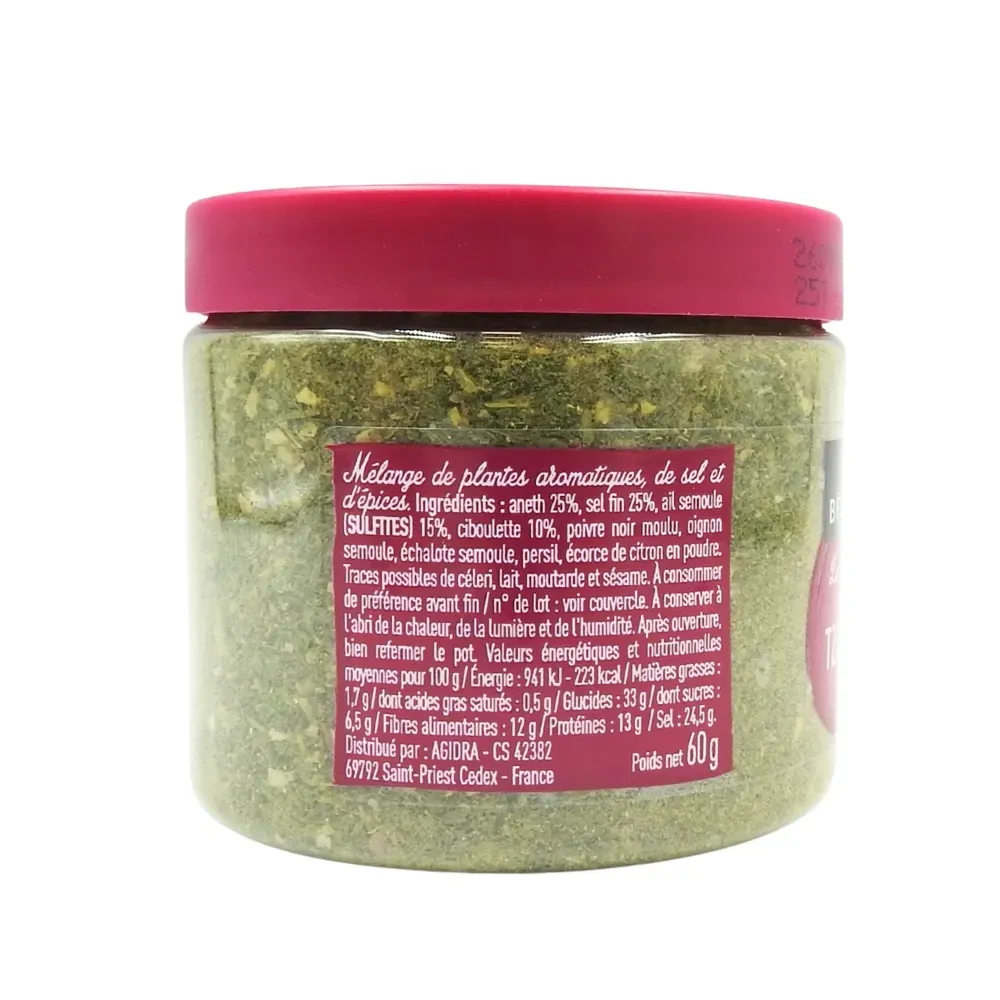 MELANGE TZATZIKI POT PET 60gr Bédros/CT 12