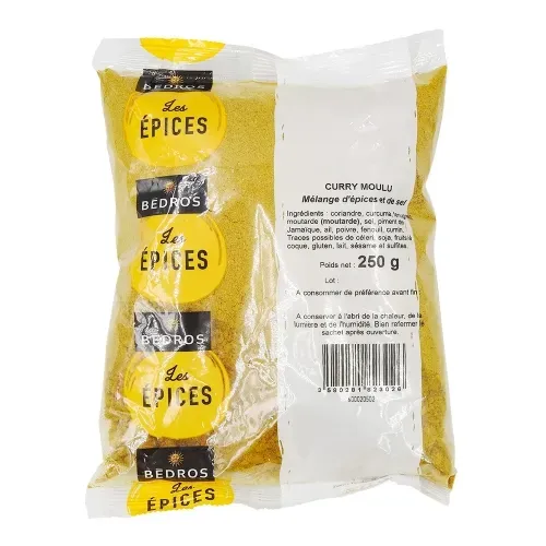 CURRY MOULU COUSSIN 250 GR BEDROS