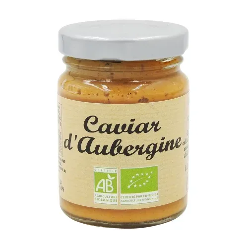 CAVIAR D'AUBERGINES BIO LA COLOMBE 90gr