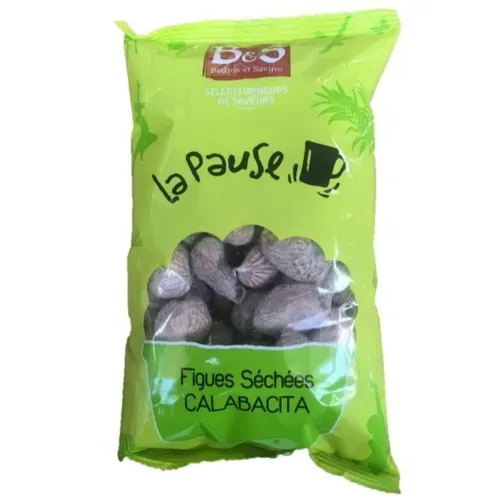 FIGUE  SECHE CALABACITA BLANCHE PQT 500 GRS