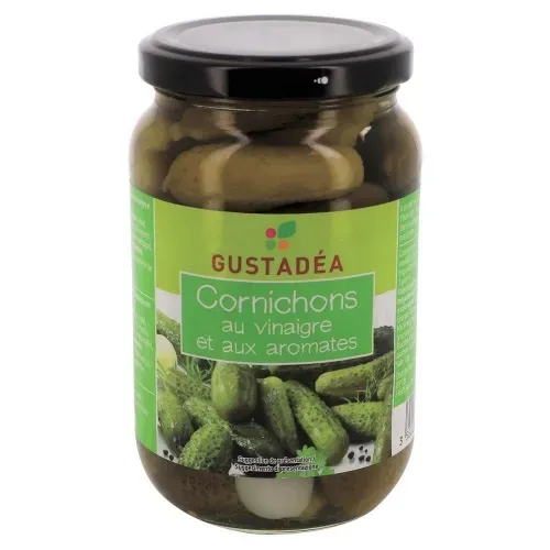 CORNICHONS EXTRA-FINS GUSTADEA POT 37CL