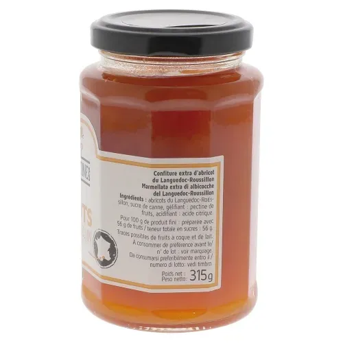 CONFITURE ABRICOT DU LANGUEDOC  ROUSSILLON 315GR