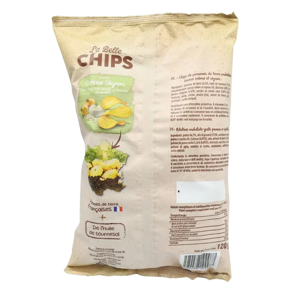 CHIPS CREME OIGNON 120G