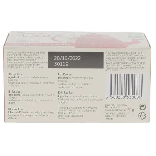 THE ROOIBOS BIO 20 SACHETS