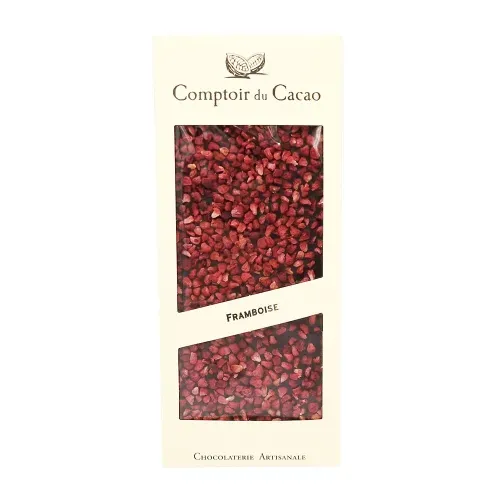 TABLETTE CHOC NOIR FRAMBOISE 90G