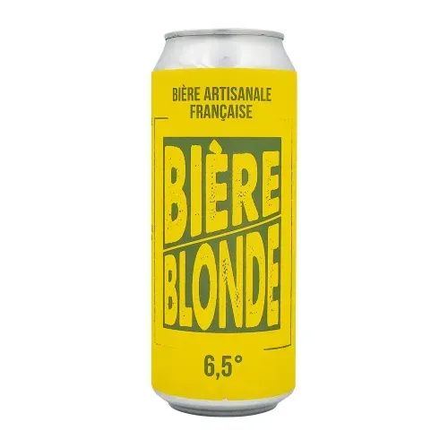 BIERE BLONDE CANETTE 50CL 6.5°