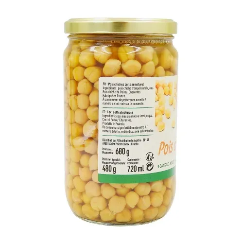 CONSERVES POIS CHICHES POITOU CHARENTE 720 ML