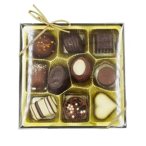 BOITE LUXE PRALINES CARRES 258G