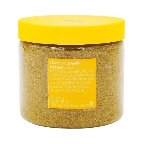 CUMIN MOULU POT PET 80 gr Bédros/CT 12