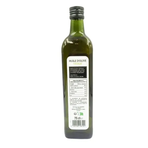 HUILE D'OLIVE VIERGE UE 75CL 