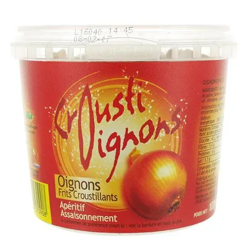 OIGNONS FRITS 100 GR
