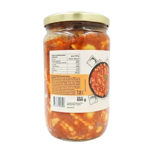 RAVIOLI PUR BOEUF PN:650G