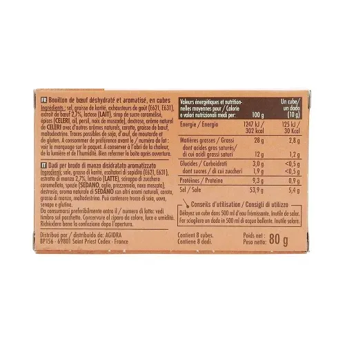 BOUILLON DE BOEUF BEDROS 80G