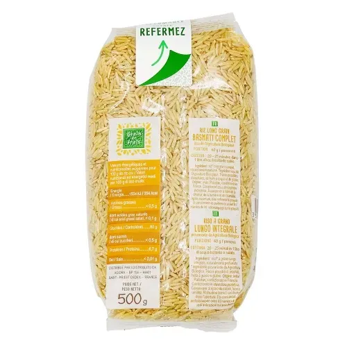 RIZ BASMATI BIO COMPLET PQT 500 GR