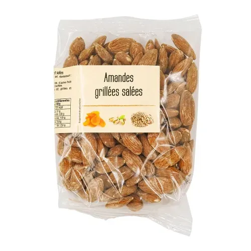 AMANDES GRILLEES SALEES sachet 200 gr
