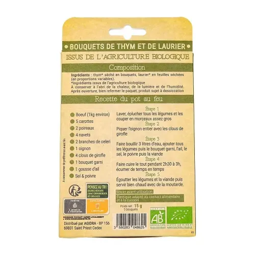 BOUQUETS GARNIS *5 BIO 15GR
